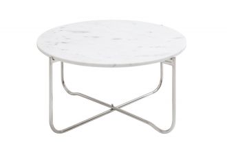 Konferenční stolek NOBLES 62 CM bílý mramor Konferenční stolek NOBLES 62 CM bílý mramor