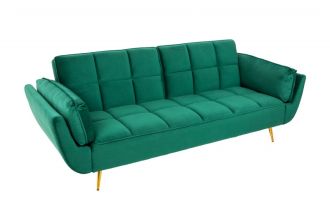 Pohovka BOUTIQUE 215 CM smaragdově zelená rozkládací Pohovka BOUTIQUE 215 CM smaragdově zelená rozkládací