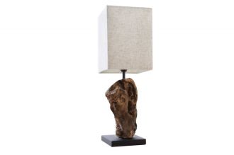 Stolní lampa HYPNOTIC BEIGE naplavené dříví Stolní lampa HYPNOTIC BEIGE naplavené dříví