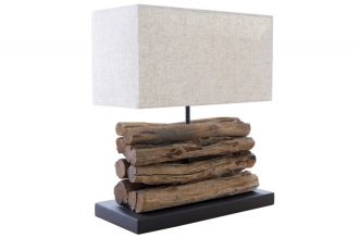 Stolní lampa PERIFERE BEIGE 40 CM naplavené dříví Stolní lampa PERIFERE BEIGE 40 CM naplavené dříví