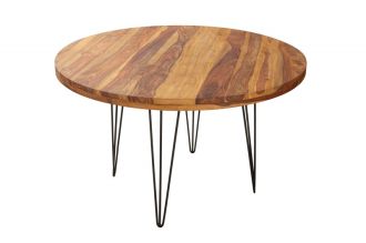 Kulatý jídelní stůl MAKASSAR 120 CM masiv sheesham Kulatý jídelní stůl MAKASSAR 120 CM masiv sheesham