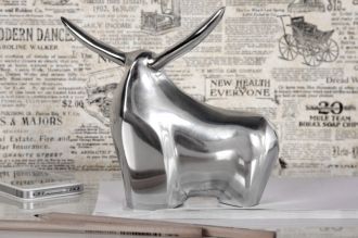 Těžítko BIG BULL 14 CM stříbrné Těžítko BIG BULL 14 CM stříbrné