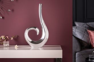 Váza WAVE SILVER 50 CM Váza WAVE SILVER 50 CM