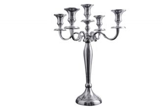 Svícen CANDELABRA SILVER 40 CM Svícen CANDELABRA SILVER 40 CM