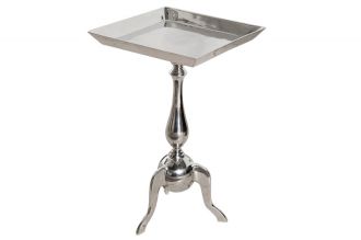 Odkládací stolek JARDIN SQUARE 55 CM stříbrný Odkládací stolek JARDIN SQUARE 55 CM stříbrný