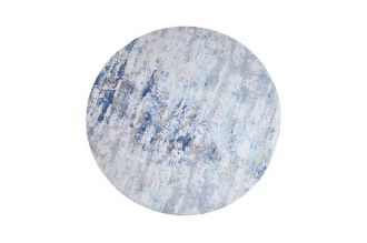 Kulatý koberec MODERN ART 150 CM modro-béžový Kulatý koberec MODERN ART 150 CM modro-béžový
