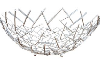 Mísa LIMA 45 CM stříbrná Mísa LIMA 45 CM stříbrná