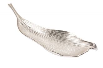 Mísa LEAF 64 CM stříbrná Mísa LEAF 64 CM stříbrná