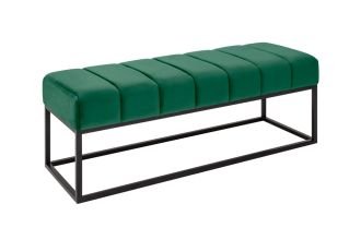 Lavice PETIT BEAUTE 110 CM smaragdově zelená samet Lavice PETIT BEAUTE 110 CM smaragdově zelená samet