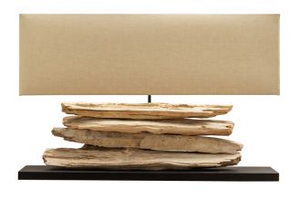 Stolní lampa RIVERINE NATUR 80 CM naplavené dříví Stolní lampa RIVERINE NATUR 80 CM naplavené dříví
