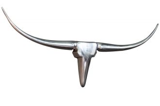 Nástěnná dekorace ANTLERS 100 CM stříbrná Nástěnná dekorace ANTLERS 100 CM stříbrná