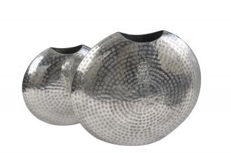 2SET váza ORIENT 40/30 CM stříbrná 2SET váza ORIENT 40/30 CM stříbrná