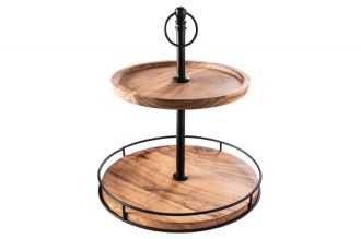 Etažér PURE NATUR 38 CM masiv akácie Etažér PURE NATUR 38 CM masiv akácie