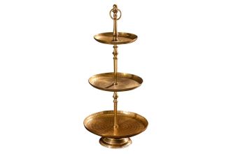 Etažér ORIENT II 65 CM zlatý Etažér ORIENT II 65 CM zlatý