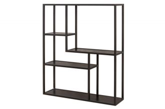 Nástěnný regál SLIM LINE 90 CM vzhled černý jasan Nástěnný regál SLIM LINE 90 CM vzhled černý jasan