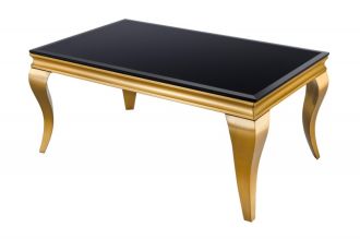 Konferenční stolek MODERN BAROCCO GOLD 100 CM černý Konferenční stolek MODERN BAROCCO GOLD 100 CM černý