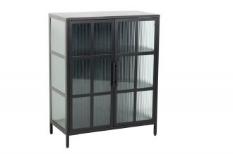 Vitrína DURA STEEL 100 CM černý kov Vitrína DURA STEEL 100 CM černý kov