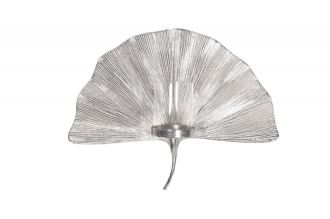 Nástěnný svícen GINKGO LEAF 43 CM stříbrný Nástěnný svícen GINKGO LEAF 43 CM stříbrný