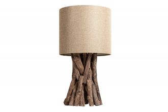 Stolní lampa HARMONY NATUR 50 CM béžová masiv teak Stolní lampa HARMONY NATUR 50 CM béžová masiv teak