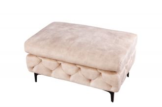Taburet MODERN BAROCCO XL 90 CM šampaňský samet Taburet MODERN BAROCCO XL 90 CM šampaňský samet