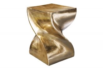 Odkládací stolek TWIST 45 CM zlatý Odkládací stolek TWIST 45 CM zlatý
