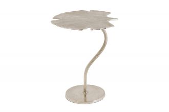 Odkládací stolek GINKGO LEAF 53 CM stříbrný Odkládací stolek GINKGO LEAF 53 CM stříbrný