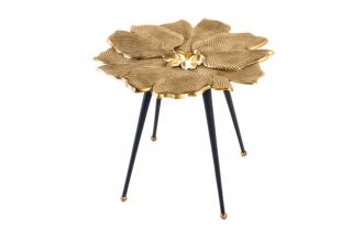 Odkládací stolek GINKGO LEAFS 58 CM zlatý Odkládací stolek GINKGO LEAFS 58 CM zlatý