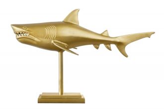 Skulptura SHARK GOLD 70 CM Skulptura SHARK GOLD 70 CM