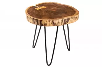 Odkládací stolek GOA NATUR 40 CM masiv akácie Odkládací stolek GOA NATUR 40 CM masiv akácie