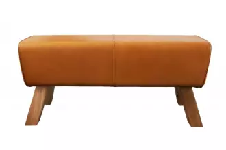 Lavice BOCK COGNAC 100 CM pravá kůže Lavice BOCK COGNAC 100 CM pravá kůže