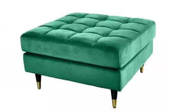 Taburet COZY VELVET 80 CM smaragdově zelený samet Taburet COZY VELVET 80 CM smaragdově zelený samet