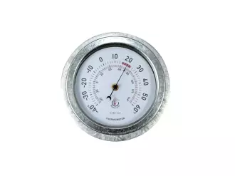 Venkovní nástěnný teploměr NeXtime LILY stříbrný Venkovní nástěnný teploměr NeXtime LILY stříbrný