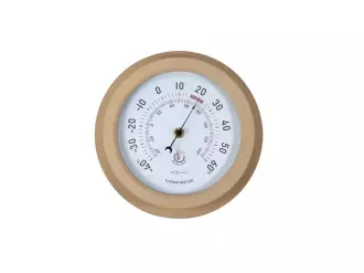 Venkovní nástěnný teploměr NeXtime LILY hnědý Venkovní nástěnný teploměr NeXtime LILY hnědý