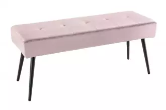 Lavice BOUTIQUE 100 CM růžová samet Lavice BOUTIQUE 100 CM růžová samet
