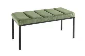 Lavice BOUTIQUE 80 CM zelená manšestr Lavice BOUTIQUE 80 CM zelená manšestr