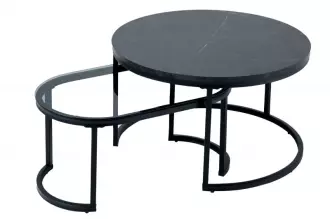 2SET konferenční stolek ELEGANCE 70 CM mramorový vzhled 2SET konferenční stolek ELEGANCE 70 CM mramorový vzhled