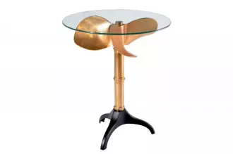 Odkládací stolek OCEAN 75 CM zlatý Odkládací stolek OCEAN 75 CM zlatý