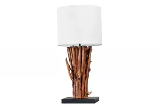 Stolní lampa EUPHORIA I 60 CM masiv longanské dřevo Stolní lampa EUPHORIA I 60 CM masiv longanské dřevo