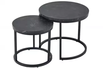 2SET odkládací stolek ELEGANCE mramorový vzhled 2SET odkládací stolek ELEGANCE mramorový vzhled