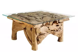 Konferenční stolek RIVERSIDE 80 CM masiv teak Konferenční stolek RIVERSIDE 80 CM masiv teak