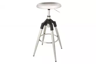 Barová stolička INDUSTRIAL 80 CM stříbrná Barová stolička INDUSTRIAL 80 CM stříbrná