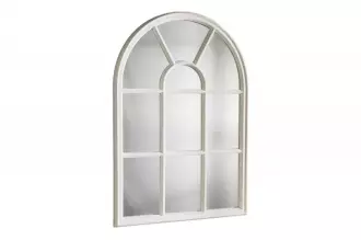 Zrcadlo CASTILLO 100 CM vintage bílé Zrcadlo CASTILLO 100 CM vintage bílé
