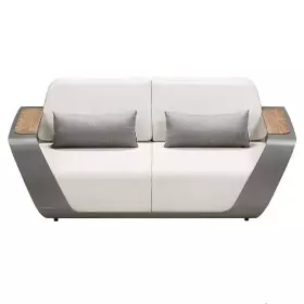 Zahradní dvoumístná pohovka ONDA GREY WHITE Zahradní dvoumístná pohovka ONDA GREY WHITE