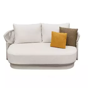 Zahradní dvoumístná pohovka AiO TAUPE WHITE Zahradní dvoumístná pohovka AiO TAUPE WHITE