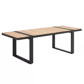 Zahradní jídelní stůl CAMBUSA 240 CM BLACK Zahradní jídelní stůl CAMBUSA 240 CM BLACK
