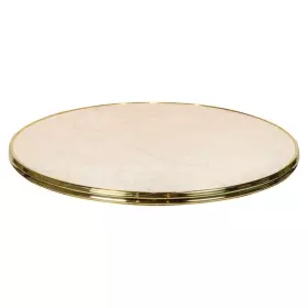 Zahradní kulatá stolová deska WHITE MRAMOR 70 CM Zahradní kulatá stolová deska WHITE MRAMOR 70 CM