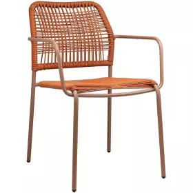 Zahradní jídelní židle TWIST oranžová Zahradní jídelní židle TWIST oranžová