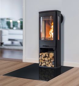Ochranné sklo pod kamna a ke krbům FIREGLASS 8 mm černé 110x110 CM Ochranné sklo pod kamna a ke krbům FIREGLASS 8 mm černé 110x110 CM