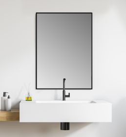 Zrcadlo CHLOE 80x60 CM černý rám Zrcadlo CHLOE 80x60 CM černý rám
