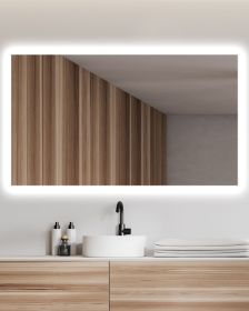 Zrcadlo AMBIENTE 120x70 CM s LED podsvícením po celém obvodu Zrcadlo AMBIENTE 120x70 CM s LED podsvícením po celém obvodu